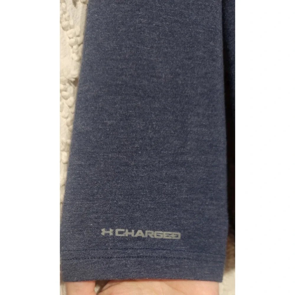 Under Armour Mens I Hunt Long Sleeve Tee Size XL Navy Blue Casual‎ Lounge